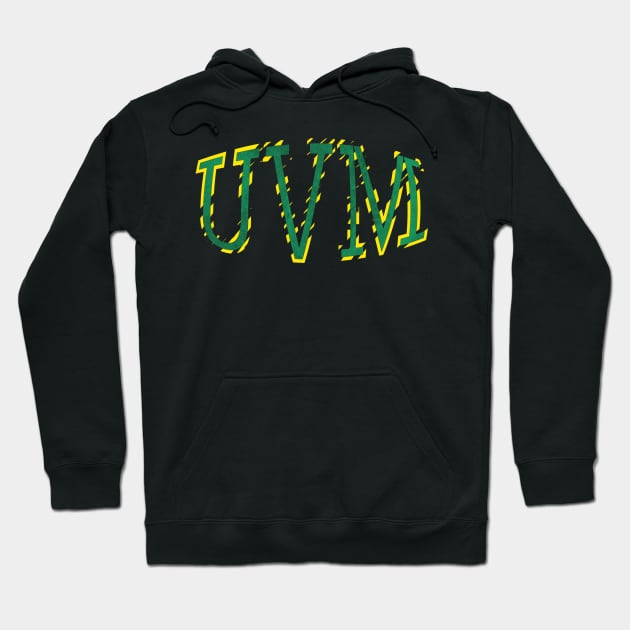 UVM Vintage Letters Hoodie by Rosemogo